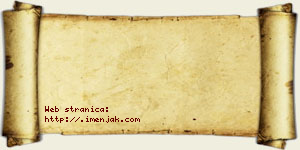 Omilj Stojaković vizit kartica